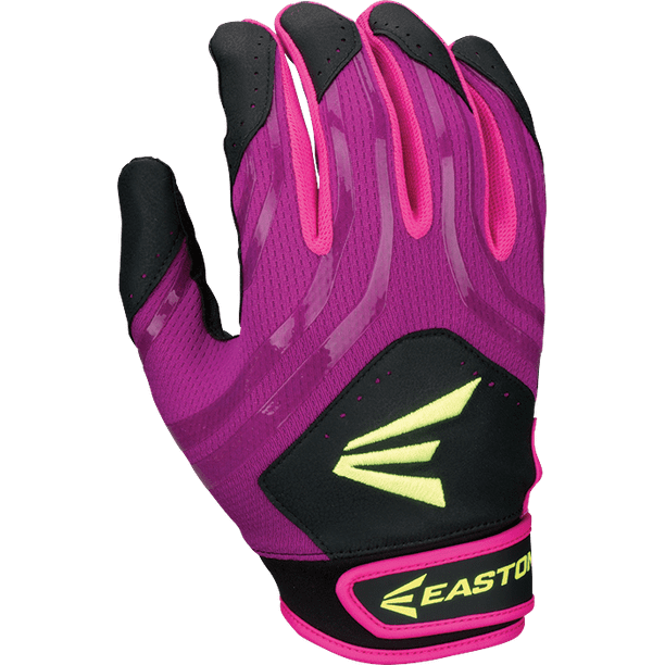 Youth EASTON HF3 Hyperskin Fastpitch Batting Gloves Pair Girls